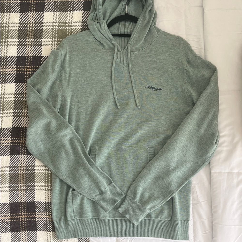 RARE Footjoy x No Laying Up Green Knit Hoodie